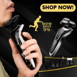 5-in-1 Elektrisch Scheerapparaat Mannen Met Trimmer S1110 - Nat & Droog – Baardtrimmer - Tondeuse - Neustrimmer - 5 Opzetstukken - Electric Shaver - Waterproof -Verzorgingsproductenwinkel 1200x1200 1496
