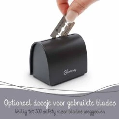 Safety Razor Starterkit Aluminium Voor Mannen En Vrouwen Glossy Black - 20 Mesjes - Scheerkwast - Scheerzeep - Scheren Starterset -Verzorgingsproductenwinkel 1200x1200 150