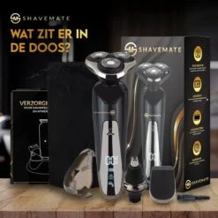 ShaveMate 3-in-1 Scheerapparaat - Baard Trimmer - Tondeuse Voor Mannen - Hair Clipper Set - Draadloos - Waterproof 15 ShaveMate 3-in-1 Scheerapparaat - Baard Trimmer - Tondeuse Voor Mannen - Hair Clipper Set - Draadloos - Waterproof -Verzorgingsproductenwinkel 1200x1200 1505
