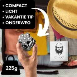 6-in-1 Scheerapparaat Mannen – Trimmer - Skull Edition - Nat & Droog - Electric Face Head & Hair Shaver – Hoofd Kaal Scheren - Opzetstukken - Elektrisch - Incl. E-Book -Verzorgingsproductenwinkel 1200x1200 1506