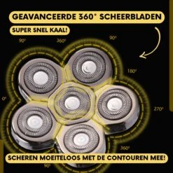 6-in-1 Scheerapparaat Mannen – Trimmer - Skull Edition - Nat & Droog - Electric Face Head & Hair Shaver – Hoofd Kaal Scheren - Opzetstukken - Elektrisch - Incl. E-Book -Verzorgingsproductenwinkel 1200x1200 1510