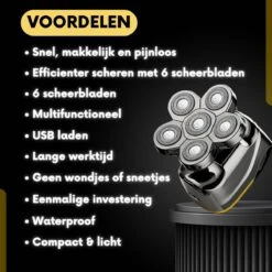 6-in-1 Scheerapparaat Mannen – Trimmer - Skull Edition - Nat & Droog - Electric Face Head & Hair Shaver – Hoofd Kaal Scheren - Opzetstukken - Elektrisch - Incl. E-Book -Verzorgingsproductenwinkel 1200x1200 1516