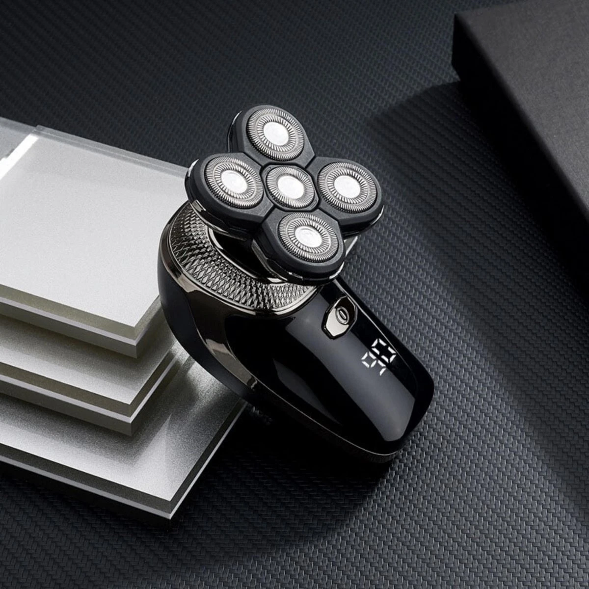 Beeperfect® 5-in-1 Scheerapparaat Mannen - Trimmer - Draadloos Nat En Droog Scheren - 5 Opzetstukken 2 Beeperfect® 5-in-1 Scheerapparaat Mannen - Trimmer - Draadloos Nat En Droog Scheren - 5 Opzetstukken - Afbeelding 2