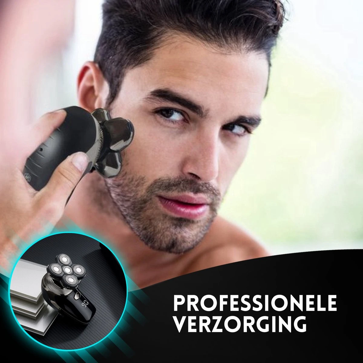 Beeperfect® 5-in-1 Scheerapparaat Mannen - Trimmer - Draadloos Nat En Droog Scheren - 5 Opzetstukken 10 Beeperfect® 5-in-1 Scheerapparaat Mannen - Trimmer - Draadloos Nat En Droog Scheren - 5 Opzetstukken - Afbeelding 10