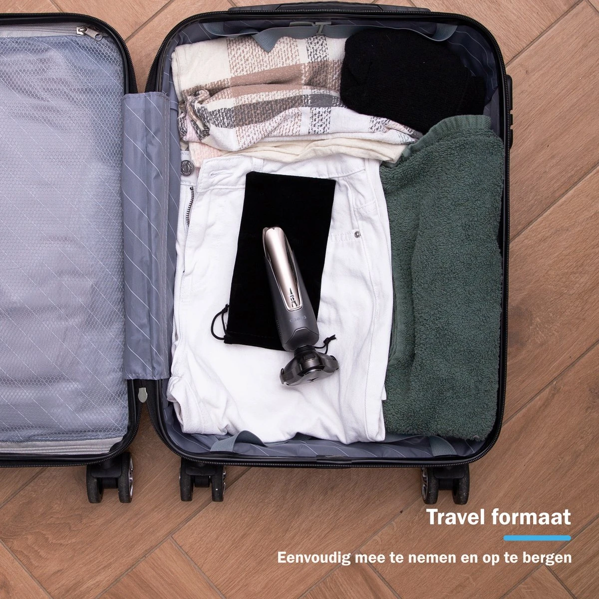 Teeco Scheerapparaat Mannen - Nat En Droog Scheren - LED Display - Beschermkap - Zwart 6 Teeco Scheerapparaat Mannen - Nat En Droog Scheren - LED Display - Beschermkap - Zwart - Afbeelding 6