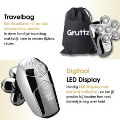 Gruttz - 9-in-1 Scheerapparaat Mannen - Hoofd Kaal Scheren - Gezicht En Hoofd Trimmer - Waterdicht - Nat En Droog Shaver 20 Gruttz - 9-in-1 Scheerapparaat Mannen - Hoofd Kaal Scheren - Gezicht En Hoofd Trimmer - Waterdicht - Nat En Droog Shaver -Verzorgingsproductenwinkel 1200x1200 1587