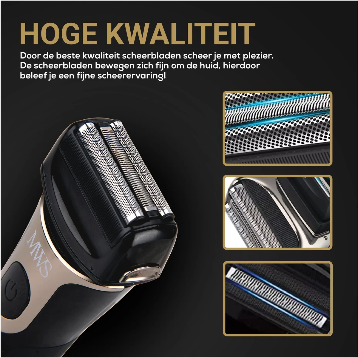 Scheerapparaat Mannen - Waterdicht - Meerdere Standen - Met Ingebouwde Precisietrimmer 4 Scheerapparaat Mannen - Waterdicht - Meerdere Standen - Met Ingebouwde Precisietrimmer - Afbeelding 4