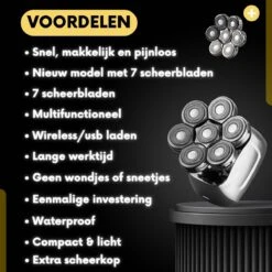 6-in-1 Scheerapparaat Mannen + Extra Scheerkop – Trimmer - Skull Edition PRO - Nat & Droog - Face En Head Shaver – Hoofd Kaal Scheren - Draadloos Opladen - Opzetstukken - Incl. E-Book 30 6-in-1 Scheerapparaat Mannen + Extra Scheerkop – Trimmer - Skull Edition PRO - Nat & Droog - Face En Head Shaver – Hoofd Kaal Scheren - Draadloos Opladen - Opzetstukken - Incl. E-Book -Verzorgingsproductenwinkel 1200x1200 1621