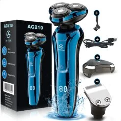 AG210 Scheerapparaat - Nat En Droog - Mannen - Scheerapparaten - Trimmer - Scheren - Draadloos - Tondeuse - Elektrisch Shaver - Baardtrimmer