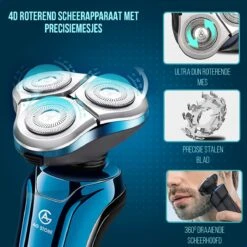 AG210 Scheerapparaat - Nat En Droog - Mannen - Scheerapparaten - Trimmer - Scheren - Draadloos - Tondeuse - Elektrisch Shaver - Baardtrimmer -Verzorgingsproductenwinkel 1200x1200 1640
