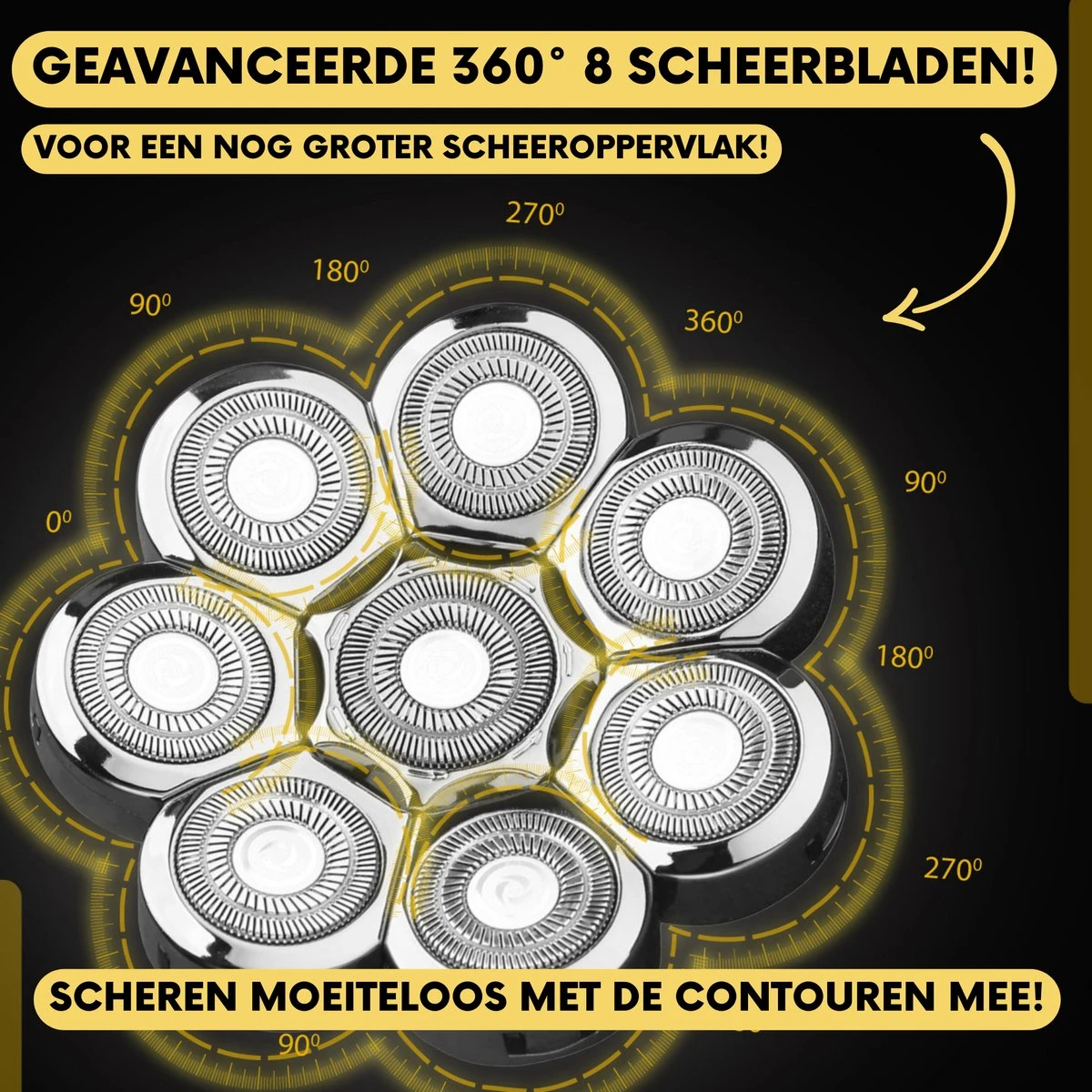 6-in-1 Scheerapparaat Mannen – Trimmer - Skull Edition PRO | 8 Blade - Nat & Droog - Face En Head Shaver – Hoofd Kaal Scheren - USB - Opzetstukken - Incl. E-Book 18 6-in-1 Scheerapparaat Mannen – Trimmer - Skull Edition PRO | 8 Blade - Nat & Droog - Face En Head Shaver – Hoofd Kaal Scheren - USB - Opzetstukken - Incl. E-Book - Afbeelding 18