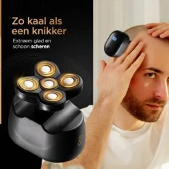 Skull Brothers® Wolf Pro - Scheerapparaat Voor Mannen 6 In 1 - Hoofd Kaal Scheren - Gezicht En Hoofd Trimmer - Waterdicht - Nat En Droog Shaver -Verzorgingsproductenwinkel 1200x1200 1711