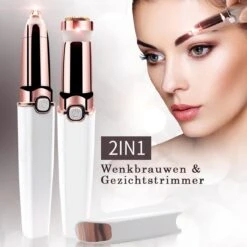 Gezichtsontharing Dames – Elektrische Wenkbrauw Trimmer – Haarverwijderaar Vrouw - Gezichtshaarverwijderaar – Gezichtshaar Verwijderen Vrouw – Gezicht, Oksels, Benen, Bikinilijn – Ontharingsapparaat – USB Oplaadbaar – Scheerapparaat -Verzorgingsproductenwinkel 1200x1200 1724