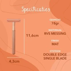 Bamboozy Safety Razor RVS Vlinder + Houder + 20 Scheermesjes Rose Gold Goud Voor Vrouwen Dames Mannen Double Edge Zero Waste Duurzaam Scheren 30 Bamboozy Safety Razor RVS Vlinder + Houder + 20 Scheermesjes Rose Gold Goud Voor Vrouwen Dames Mannen Double Edge Zero Waste Duurzaam Scheren -Verzorgingsproductenwinkel 1200x1200 210