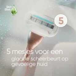 Gillette Venus Deluxe Smooth Sensitive - Scheersysteem Voor Vrouwen - RoseGold - 1 Handvat - 1 Navulmesje - 1 Scheermesje -Verzorgingsproductenwinkel 1200x1200 278
