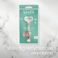 Gillette Venus Deluxe Smooth Sensitive - Scheersysteem Voor Vrouwen - RoseGold - 1 Handvat - 1 Navulmesje - 1 Scheermesje -Verzorgingsproductenwinkel 1200x1200 279