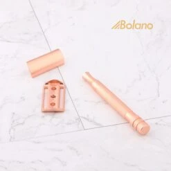 Bolano® Safety Razor Set Rose Gold + 30 Double Edge Scheermesjes + Houder - Klassiek Scheermes Voor Mannen En Vrouwen - D663 -Verzorgingsproductenwinkel 1200x1200 314