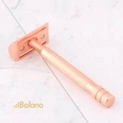 Bolano® Safety Razor Set Rose Gold + 30 Double Edge Scheermesjes + Houder - Klassiek Scheermes Voor Mannen En Vrouwen - D663 -Verzorgingsproductenwinkel 1200x1200 319