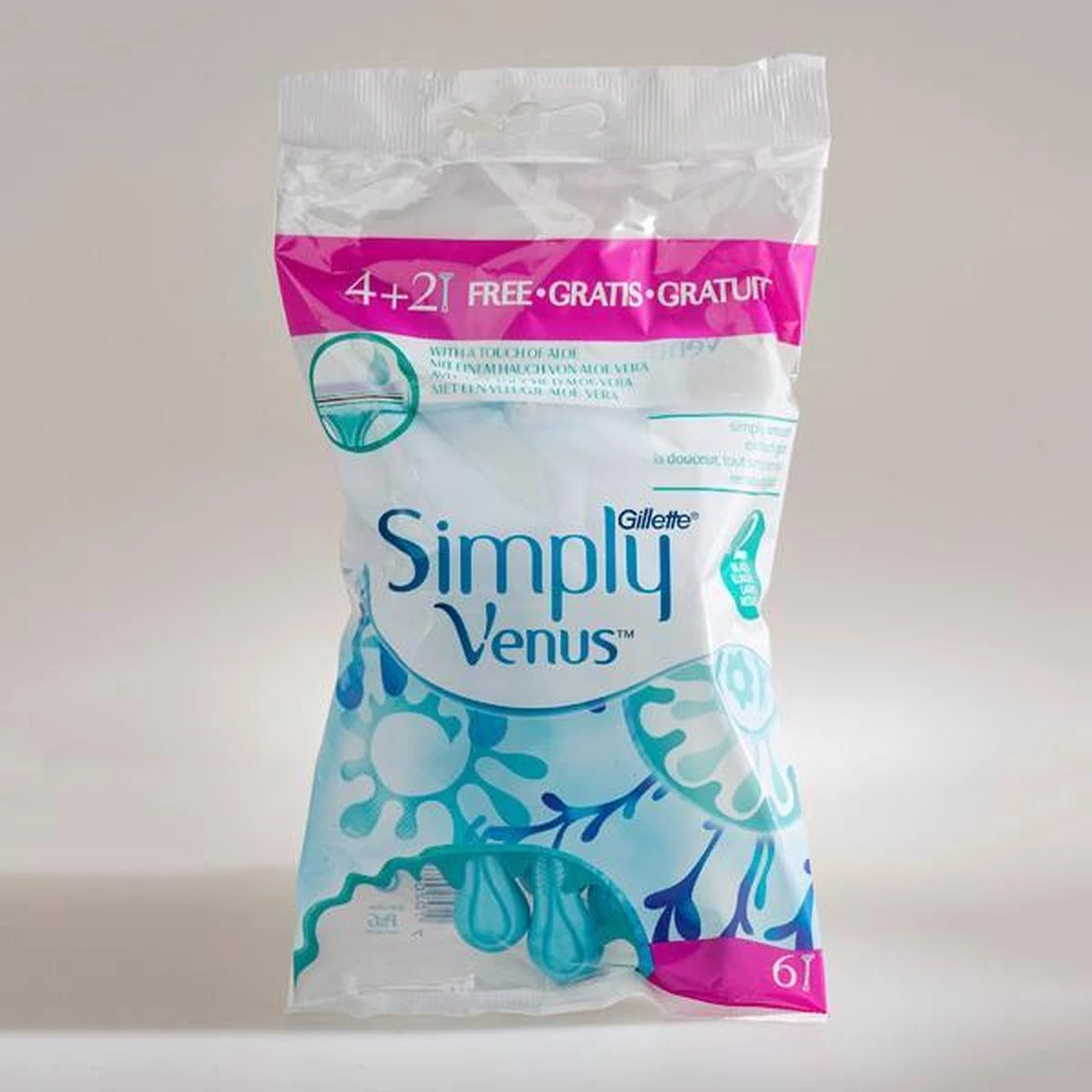 Gillette Simply Venus2 Wegwerpscheermesjes Vrouwen - 4 Stuks 13 Gillette Simply Venus2 Wegwerpscheermesjes Vrouwen - 4 Stuks - Afbeelding 13