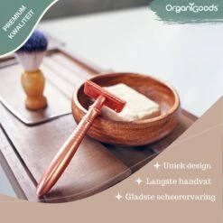 OrganiGoods Safety Razor + 20 Scheermesjes Blades - Safety Razor Voor Vrouwen - Rose Gold Goud Scheermes - Double Edge Single Blade - Veiligheidsscheermes - Duurzaam Scheermesje 17 OrganiGoods Safety Razor + 20 Scheermesjes Blades - Safety Razor Voor Vrouwen - Rose Gold Goud Scheermes - Double Edge Single Blade - Veiligheidsscheermes - Duurzaam Scheermesje -Verzorgingsproductenwinkel 1200x1200 372