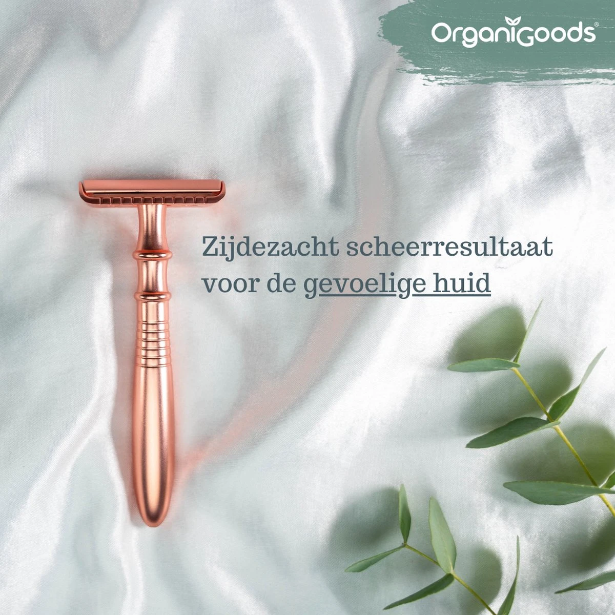 OrganiGoods Safety Razor + 20 Scheermesjes Blades - Safety Razor Voor Vrouwen - Rose Gold Goud Scheermes - Double Edge Single Blade - Veiligheidsscheermes - Duurzaam Scheermesje 9 OrganiGoods Safety Razor + 20 Scheermesjes Blades - Safety Razor Voor Vrouwen - Rose Gold Goud Scheermes - Double Edge Single Blade - Veiligheidsscheermes - Duurzaam Scheermesje - Afbeelding 9