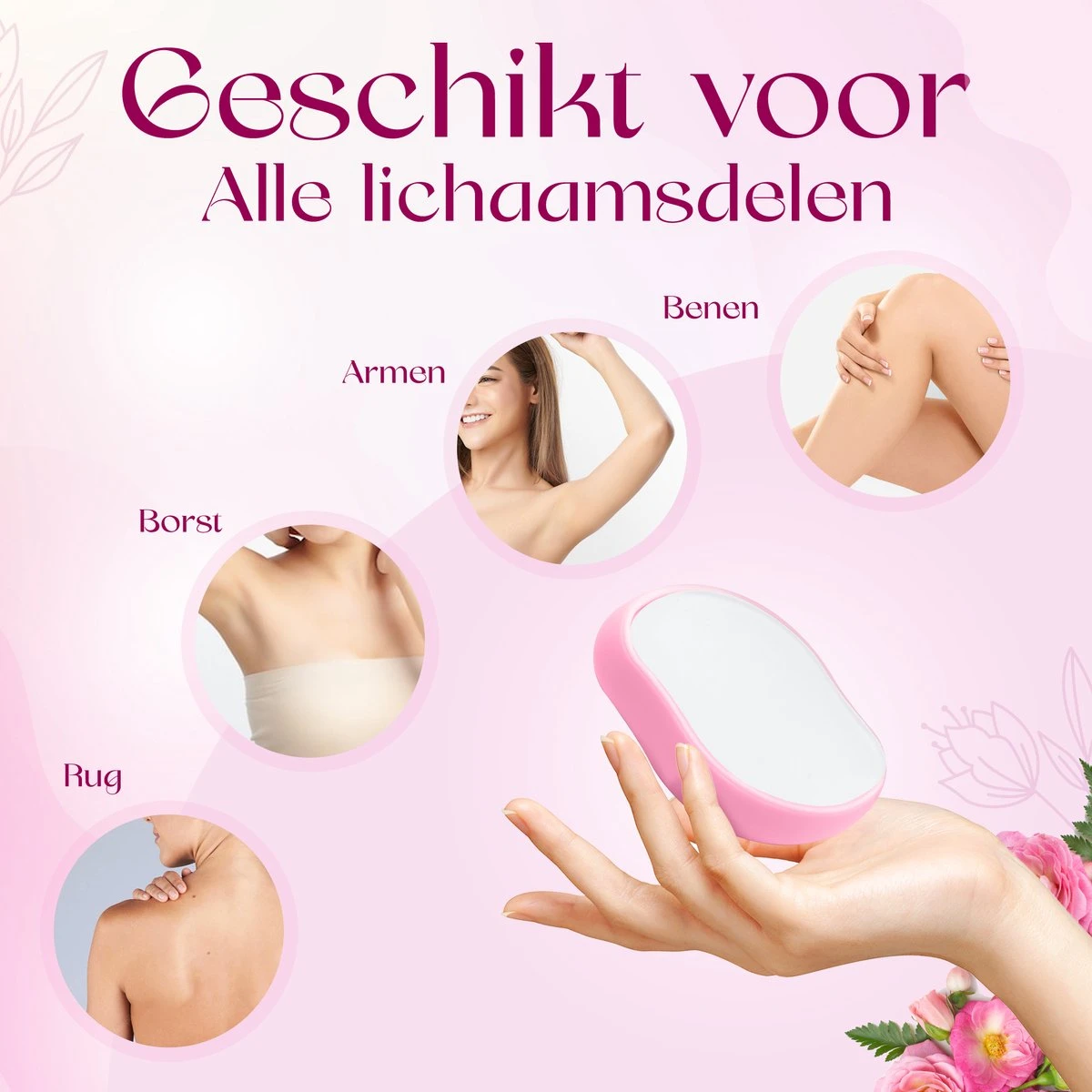 Agellic® Crystal Hair Removal – Hair Remover – Crystal Hair Remover – TikTok – Scrubi – Pijnloze Epilator – Scrubbi – Kristalpad – Haarverwijderaar Voor Vrouwen – Crystal Hair Eraser – Roze 6 Agellic® Crystal Hair Removal – Hair Remover – Crystal Hair Remover – TikTok – Scrubi – Pijnloze Epilator – Scrubbi – Kristalpad – Haarverwijderaar Voor Vrouwen – Crystal Hair Eraser – Roze - Afbeelding 6