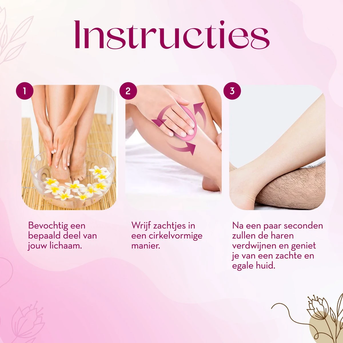 Agellic® Crystal Hair Removal – Hair Remover – Crystal Hair Remover – TikTok – Scrubi – Pijnloze Epilator – Scrubbi – Kristalpad – Haarverwijderaar Voor Vrouwen – Crystal Hair Eraser – Roze 7 Agellic® Crystal Hair Removal – Hair Remover – Crystal Hair Remover – TikTok – Scrubi – Pijnloze Epilator – Scrubbi – Kristalpad – Haarverwijderaar Voor Vrouwen – Crystal Hair Eraser – Roze - Afbeelding 7