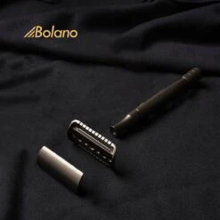 Bolano® Safety Razor Set Mat Zwart + 30 Double Edge Scheermesjes + Houder- Klassiek Scheermes Voor Mannen En Vrouwen - D663 -Verzorgingsproductenwinkel 1200x1200 448