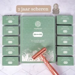 OrganiGoods Safety Razor Blades - 50 Stuks - Mesjes - Platinum Scheermesjes - Navulling Mesjes - Alle Lichaamsdelen - Double Edge Blade Scheermes - Zero Waste 12 OrganiGoods Safety Razor Blades - 50 Stuks - Mesjes - Platinum Scheermesjes - Navulling Mesjes - Alle Lichaamsdelen - Double Edge Blade Scheermes - Zero Waste -Verzorgingsproductenwinkel 1200x1200 46