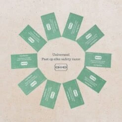 OrganiGoods Safety Razor Blades - 50 Stuks - Mesjes - Platinum Scheermesjes - Navulling Mesjes - Alle Lichaamsdelen - Double Edge Blade Scheermes - Zero Waste 14 OrganiGoods Safety Razor Blades - 50 Stuks - Mesjes - Platinum Scheermesjes - Navulling Mesjes - Alle Lichaamsdelen - Double Edge Blade Scheermes - Zero Waste -Verzorgingsproductenwinkel 1200x1200 47
