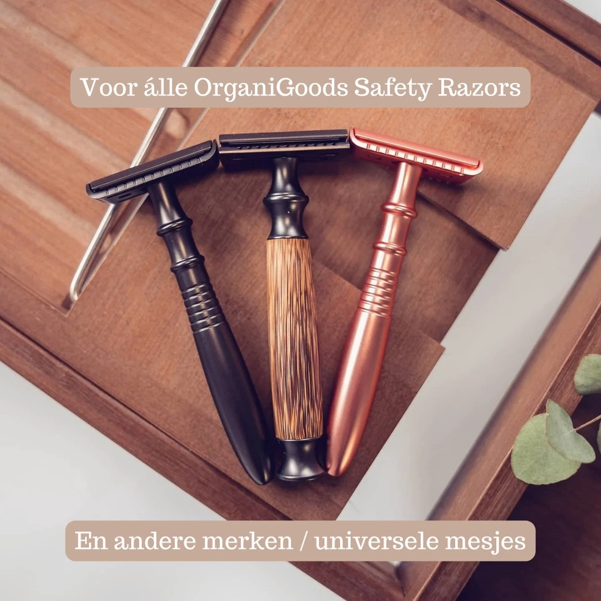 OrganiGoods Safety Razor Blades - 50 Stuks - Mesjes - Platinum Scheermesjes - Navulling Mesjes - Alle Lichaamsdelen - Double Edge Blade Scheermes - Zero Waste 6 OrganiGoods Safety Razor Blades - 50 Stuks - Mesjes - Platinum Scheermesjes - Navulling Mesjes - Alle Lichaamsdelen - Double Edge Blade Scheermes - Zero Waste - Afbeelding 6