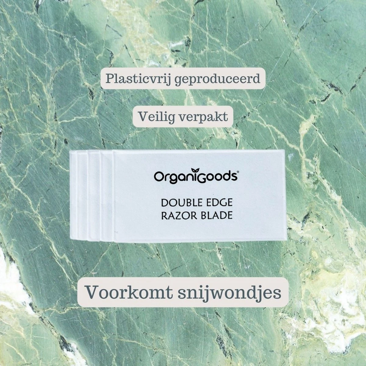 OrganiGoods Safety Razor Blades - 50 Stuks - Mesjes - Platinum Scheermesjes - Navulling Mesjes - Alle Lichaamsdelen - Double Edge Blade Scheermes - Zero Waste 7 OrganiGoods Safety Razor Blades - 50 Stuks - Mesjes - Platinum Scheermesjes - Navulling Mesjes - Alle Lichaamsdelen - Double Edge Blade Scheermes - Zero Waste - Afbeelding 7