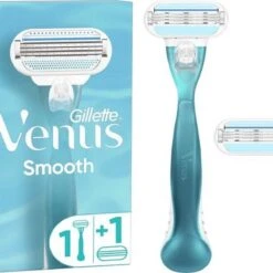 Gillette Venus Smooth Scheersysteem Voor Vrouwen + 1 Navulmesje - Scheermes 19 Gillette Venus Smooth Scheersysteem Voor Vrouwen + 1 Navulmesje - Scheermes -Verzorgingsproductenwinkel 1200x1200 57