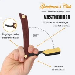 Premium Shavette Open Scheermes Met 20 Scheermesjes - Straight Razor Kappersmes - Barbiersmes - Cut Throat Razor Nekmes - Klassiek Klap Scheermes - Safety Razor Feather Mes -Verzorgingsproductenwinkel 1200x1200 625