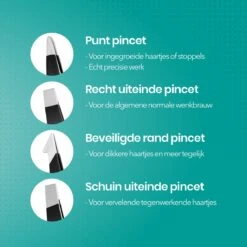 FreshDragon Pincet Epileer Set - Met Wenkbrauw Schaartje En Mesje - Tweezer -Verzorgingsproductenwinkel 1200x1200 646