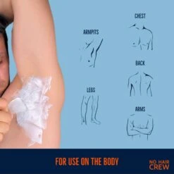 NO HAIR CREW - Ontharingscreme Mannen - Lichaam - Men - Ontharing Mannen -Verzorgingsproductenwinkel 1200x1200 697