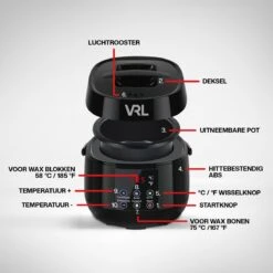 VRL Smart Wax Apparaat - Ontharing - Ontharingsapparaat - Touchscreen - LED Display - Geschikt Voor Alle Soorten Wax -Verzorgingsproductenwinkel 1200x1200 748