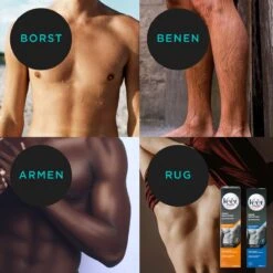 Veet Men - 400ml Ontharingscreme - Normaal 1x200ml - Gevoelig 1x200ml - Voordeelverpakking -Verzorgingsproductenwinkel 1200x1200 783