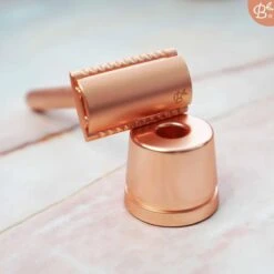 Bamboozy Safety Razor Met Houder RVS + 20 Scheermesjes Rose Gold Goud Voor Vrouwen Dames Mannen Double Edge Zero Waste Duurzaam Scheren -Verzorgingsproductenwinkel 1200x1200 82