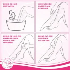 MURLEY’S Crystal Hair Removal - Krystal Remover - Haarverwijderaar - Epilator - Pijnloze, Veilige & Langdurige Ontharing ROZE -Verzorgingsproductenwinkel 1200x1200 827