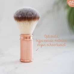 Bamboozy Safety Razor Met Houder RVS + 20 Scheermesjes Rose Gold Goud Voor Vrouwen Dames Mannen Double Edge Zero Waste Duurzaam Scheren -Verzorgingsproductenwinkel 1200x1200 85