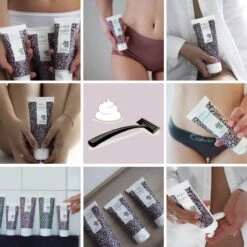 Serie Scheren Intieme Zone - 3 Producten Voor Het Verwijderen Van Rode Bultjes, Vlekjes En Ingegroeide Haren Na Het Scheren. De Serie Bevat: Intim Wash 200ml, Intim Shave 100ml, Intieme Aftershave Balsem 100ml | Australian Bodycare -Verzorgingsproductenwinkel 1200x1200 852