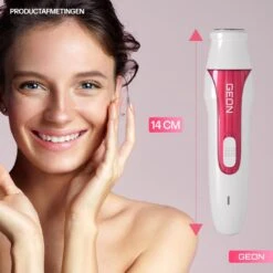 GEON - Multifunctionele 5 In 1 Ladyshave - Oplaadbaar - Bodygroomer - Bikinitrimmer - Wenkbrauwtrimmer - Neustrimmer - Oksel Trimmer -Verzorgingsproductenwinkel 1200x1200 927