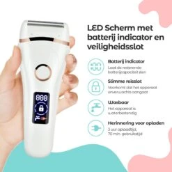 3-in-1 Draadloze Ladyshave – Scheerapparaat Vrouw – Inclusief Bodylotion En Reistas – Cadeau Voor Vrouw -Verzorgingsproductenwinkel 1200x1200 953