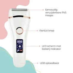 3-in-1 Draadloze Ladyshave – Scheerapparaat Vrouw – Inclusief Bodylotion En Reistas – Cadeau Voor Vrouw -Verzorgingsproductenwinkel 1200x1200 954