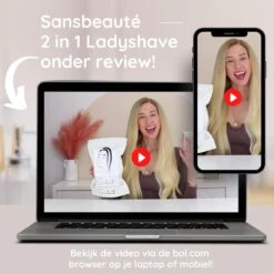 2-in-1 Ladyshave Gezicht - Oksels - Benen - Bikinilijn - Scheerapparaat Vrouw - Haarverwijderaar Dames - Trimmer Vrouw - Intieme Zone Schaamhaar - Ladyshaves Bikini - Oplaadbaar -Verzorgingsproductenwinkel 1200x1200 962