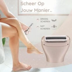 2-in-1 Ladyshave Gezicht - Oksels - Benen - Bikinilijn - Scheerapparaat Vrouw - Haarverwijderaar Dames - Trimmer Vrouw - Intieme Zone Schaamhaar - Ladyshaves Bikini - Oplaadbaar -Verzorgingsproductenwinkel 1200x1200 968