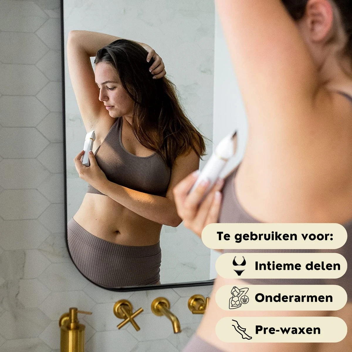 Gruttz - 7 In 1 Ladyshaver PRO Voor Vrouwen V2 - Inclusief Reistas - Trimmer Vrouw - Scheerapparaat Vrouwen - Bikini 5 Gruttz - 7 In 1 Ladyshaver PRO Voor Vrouwen V2 - Inclusief Reistas - Trimmer Vrouw - Scheerapparaat Vrouwen - Bikini - Afbeelding 5