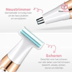MoreWomen® - 5-in-1 Ladyshave - Epileerapparaat Dames - Ladyshaves Voor Vrouwen - Scheerapparaat Vrouw - Nat En Droog 11 MoreWomen® - 5-in-1 Ladyshave - Epileerapparaat Dames - Ladyshaves Voor Vrouwen - Scheerapparaat Vrouw - Nat En Droog -Verzorgingsproductenwinkel 1200x1200 977