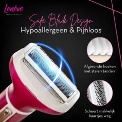 Lenéve Ladyshave - Ladyshave Voor Vrouwen - 5 In 1 - Haarverwijderaar - Bikinitrimmer - Neustrimmer - Wenkbrauw Trimmer 12 Lenéve Ladyshave - Ladyshave Voor Vrouwen - 5 In 1 - Haarverwijderaar - Bikinitrimmer - Neustrimmer - Wenkbrauw Trimmer -Verzorgingsproductenwinkel 1200x1200 999
